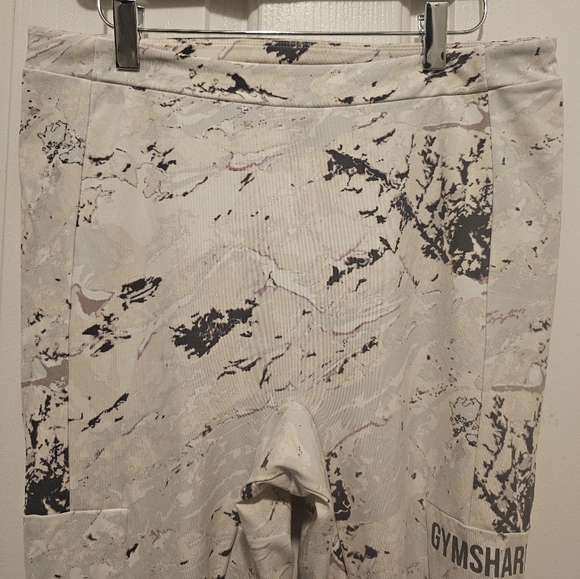 Gym Shark Ori Leggings - Marble Print Sz: XL - Picture 13 of 16